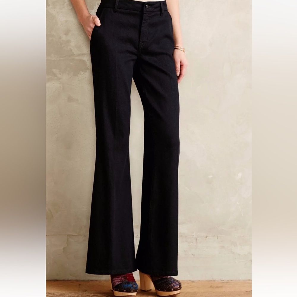 ✨LEVEL 99✨Tanya Flare, High Rise Jeans, size 27✨ NWT from Anthropologie ✨
